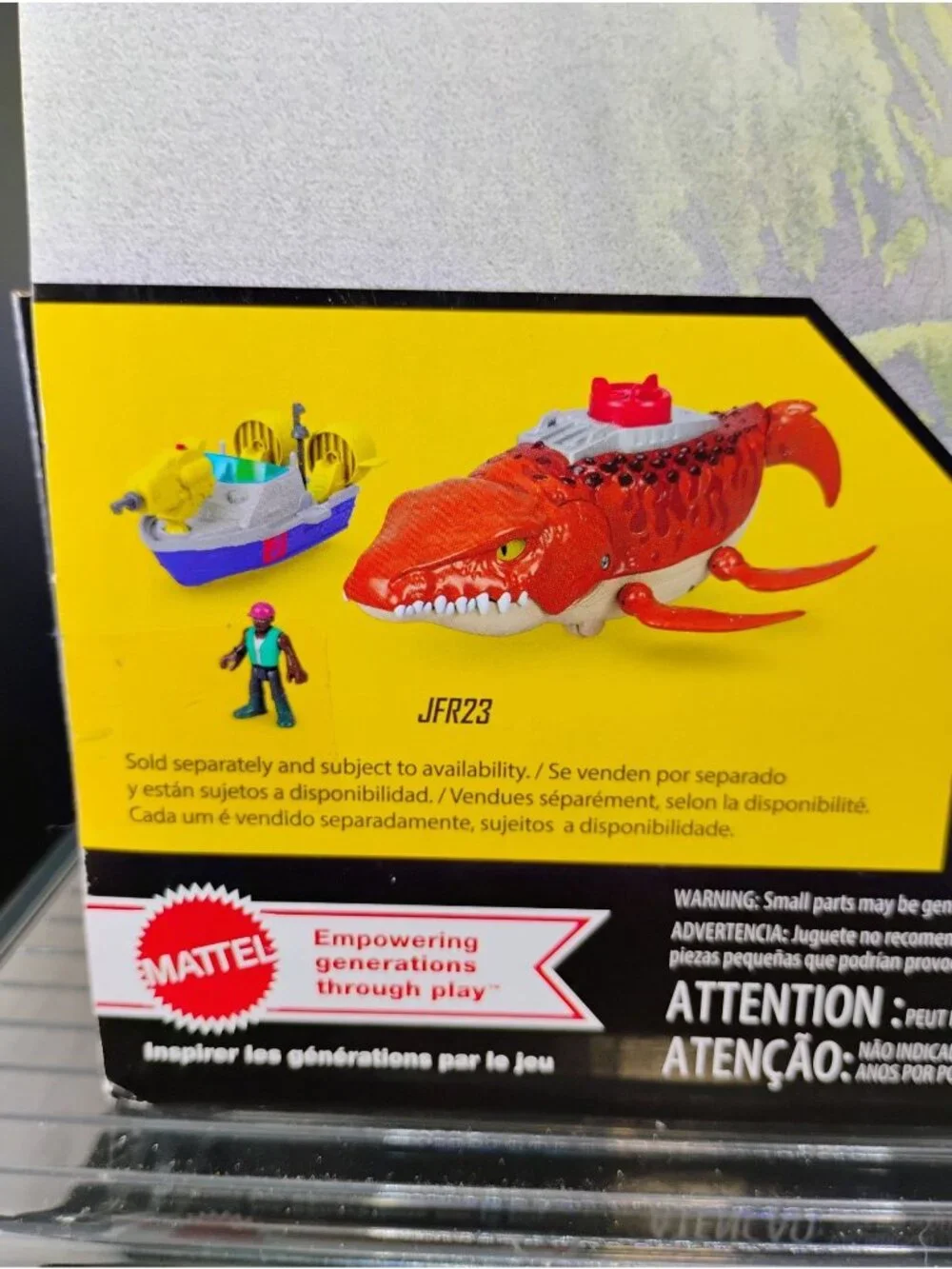 Imaginext Jurassic World Sprinting Spinosaurus Dinosaur Toy 3+